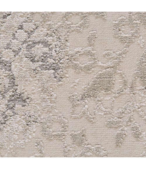 Feizy PRASAD 3682F IN LIGHT GRAY 2' 10" X 7' 10" Runner Area Rug