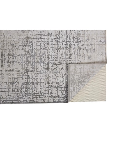 Feizy PRASAD 3683F IN GRAY 10' X 13' 2" Area Rug