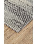 Feizy AKHARI 3674F IN IVORY/CHARCOAL 2' 10" X 7' 10" Runner Area Rug