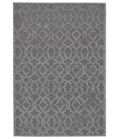 Feizy AKHARI 3675F IN SILVER 2' 10" X 7' 10" Runner Area Rug