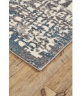 Feizy AKHARI 3677F IN GRAY/TURQUOISE 1' 8" X 2' 10" Sample Area Rug