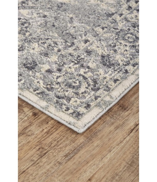 AKHARI Rug Feizy AKHARI 3684F IN SILVER/BEIGE 5' x 8' Area Rug