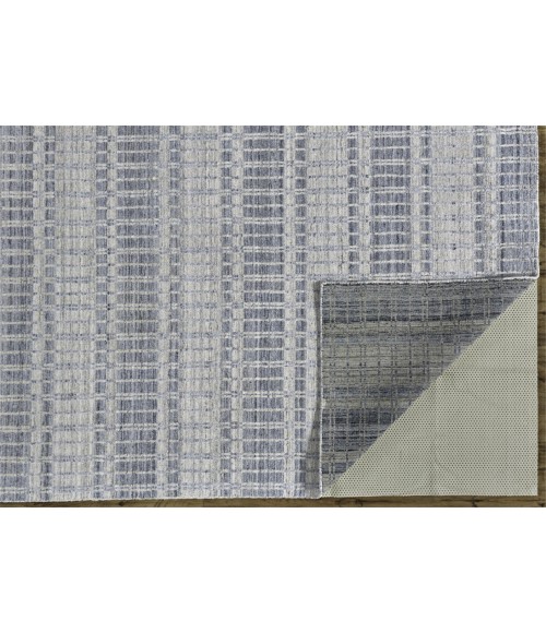 ODELL Rug Feizy ODELL 6385F IN BLUE/SILVER 3' 6" x 5' 6" Area Rug