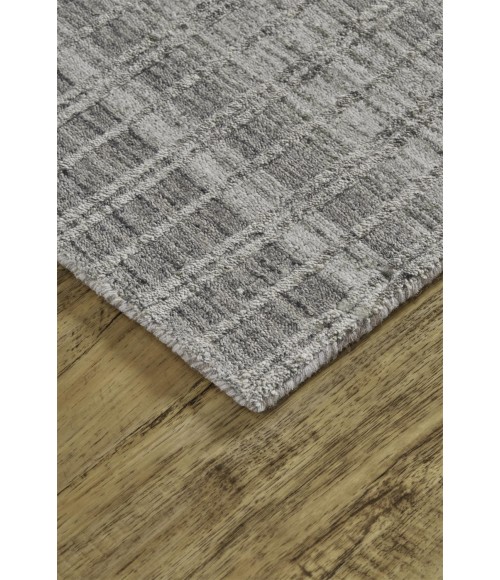 Feizy ODELL 6385F IN GRAY/SILVER 7' 3" X 9' 3" Area Rug