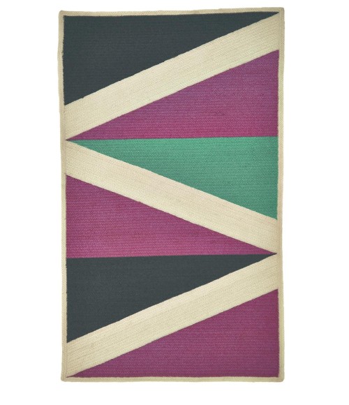 Feizy CLARE 0529F IN PURPLE/MULTI 5' x 8' Area Rug