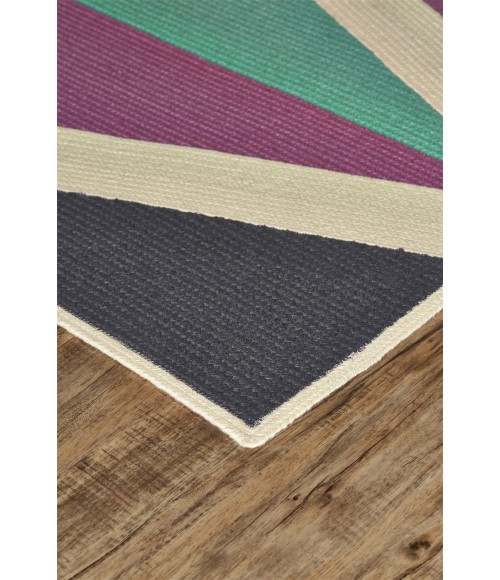Feizy CLARE 0529F IN PURPLE/MULTI 5' x 8' Area Rug