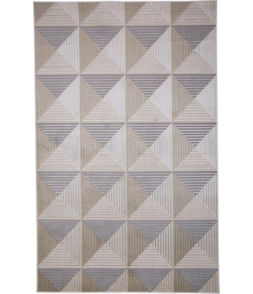 Feizy MICAH 3044F IN BEIGE/GRAY 10' X 13' 2" Area Rug