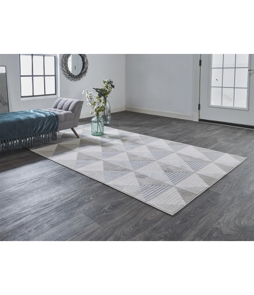 Feizy MICAH 3044F IN BEIGE/GRAY 10' X 13' 2" Area Rug