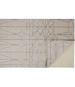 Feizy Micah 3045F IVORY/SILVER Area Rug 5 ft. X 8 ft. Rectangle