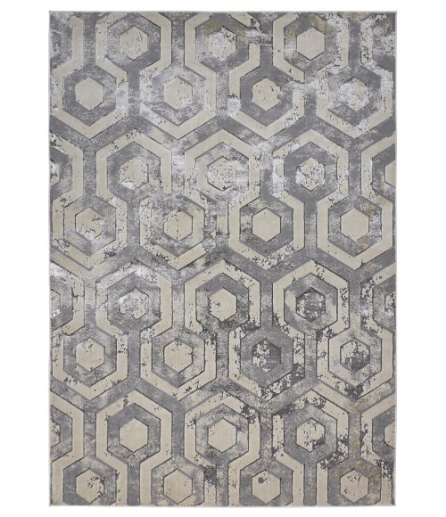 MICAH Rug Feizy MICAH 3046F IN BEIGE/GRAY 10' X 13' 2" Area Rug