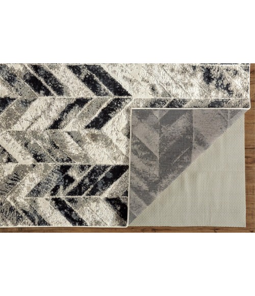 MICAH Rug Feizy MICAH 3048F IN GRAY/SILVER 10' X 13' 2" Area Rug