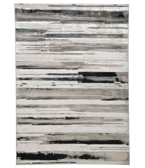 Feizy MICAH 3049F IN SILVER 5' x 8' Area Rug