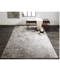 MICAH Rug Feizy MICAH 3336F IN SILVER/GRAY 10' X 13' 2" Area Rug
