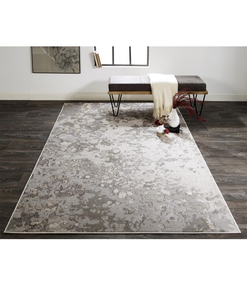 MICAH Rug Feizy MICAH 3336F IN SILVER/GRAY 10' X 13' 2" Area Rug