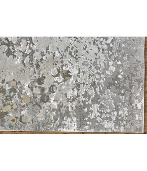 MICAH Rug Feizy MICAH 3336F IN SILVER/GRAY 10' X 13' 2" Area Rug