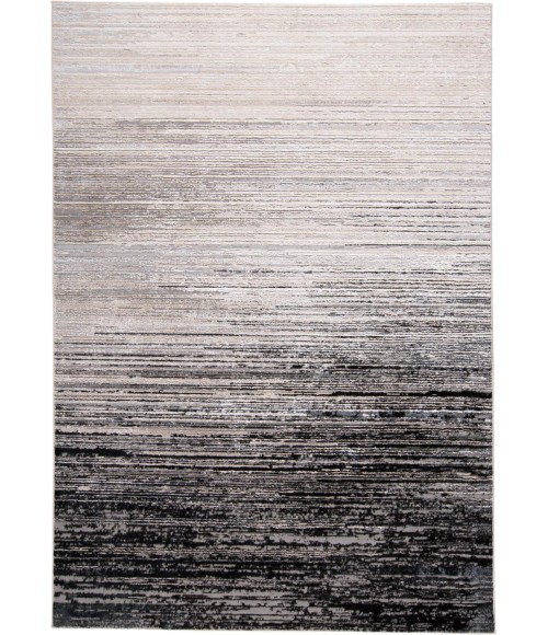MICAH Rug Feizy MICAH 3337F IN BLACK/DARK GRAY 2' 10" X 7' 10" Runner Area Rug