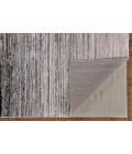 MICAH Rug Feizy MICAH 3337F IN BLACK/DARK GRAY 2' 10" X 7' 10" Runner Area Rug
