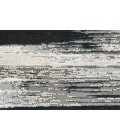Feizy MICAH 3338F IN BLACK/SILVER 1' 8" X 2' 10" Sample Area Rug