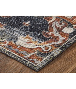 Feizy Melrose GRAY/RUST MEL39P2F 9 ft. 0 in. X 12 ft. 8 in. Rectangle Rug