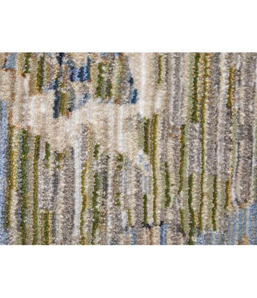 Feizy Melrose GREEN/IVORY Rug MEL39P3F 2 ft. X 3 ft. Rectangle - Rugs Town Feizy Melrose GREEN/IVORY MEL39P3F 2 ft. X 3 ft. Rectangle Rug