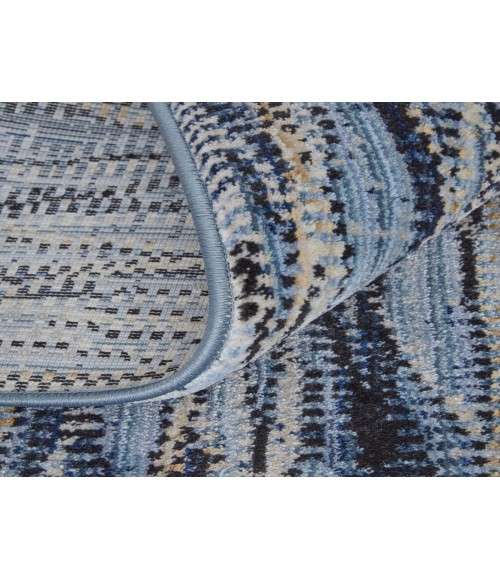 Feizy Sonora BLUE/NAVY SNR39NXF 6 ft. 7 in. X 9 ft. 6 in. Rectangle Rug