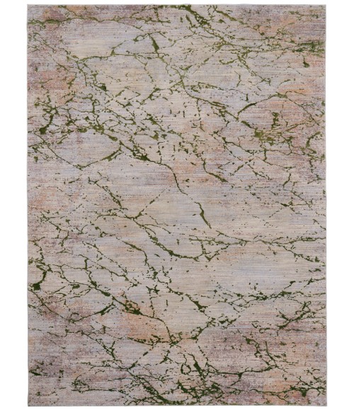 Feizy Pryor GREEN/MULTI PRY39NEF 5 ft. X 8 ft. Rectangle Rug
