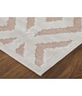 Feizy Saphir Mira BLUSH/WHITE 6803490F 9 ft. 8 in. X 12 ft. 7 in. Rectangle Rug