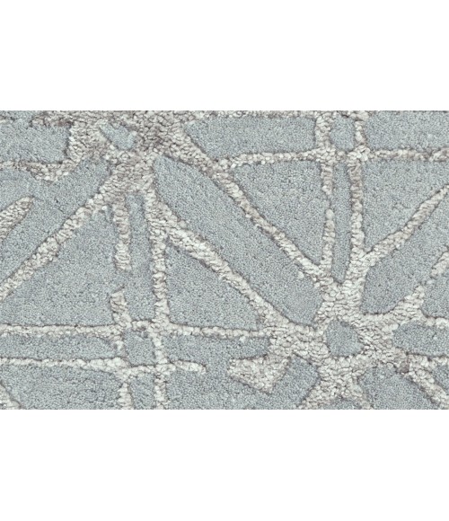 Feizy MANOA 8353F IN BLUE/BEIGE 10' X 10' Round Area Rug