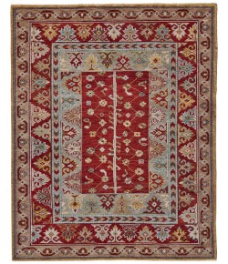 Feizy Piraj 6451F RED/RED Area Rug 7 ft. 9 X 9 ft. 9 Rectangle