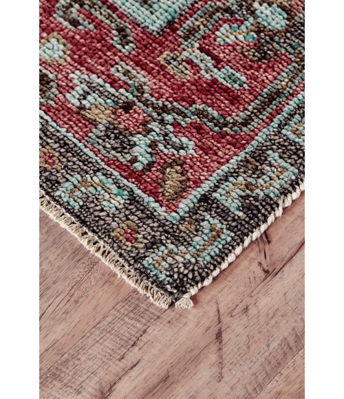 PIRAJ Rug Feizy PIRAJ 6452F IN RUST/AQUA 8' 6" x 11' 6" Area Rug