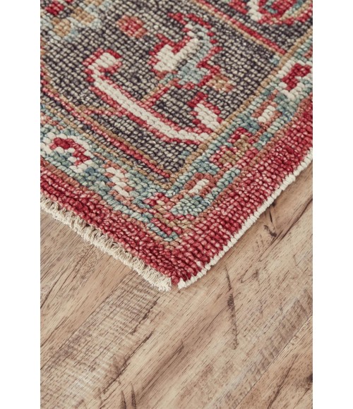PIRAJ Rug Feizy PIRAJ 6453F IN IVORY/CHARCOAL 2' 6" x 8' Runner Area Rug