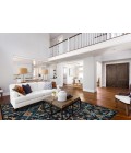 PIRAJ Rug Feizy PIRAJ 6454F IN BLUE 7' 9" x 9' 9" Area Rug