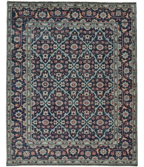 PIRAJ Rug Feizy PIRAJ 6463F IN NAVY/MULTI 7' 9" x 9' 9" Area Rug