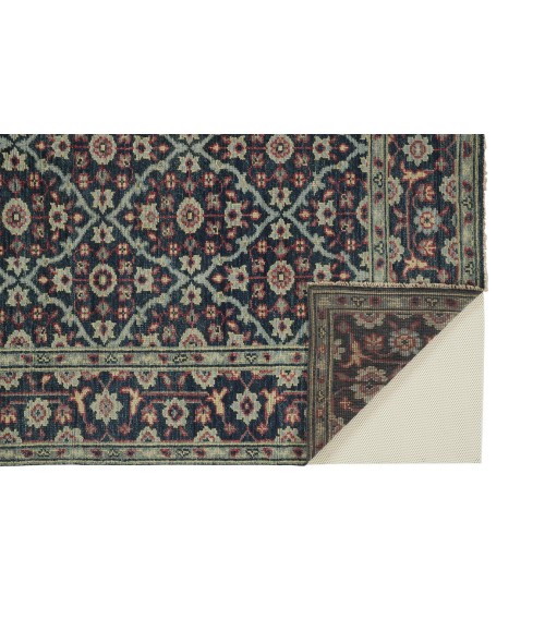 PIRAJ Rug Feizy PIRAJ 6463F IN NAVY/MULTI 7' 9" x 9' 9" Area Rug