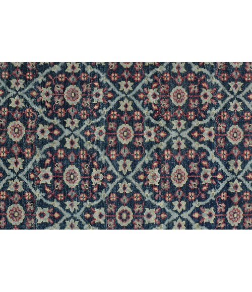 PIRAJ Rug Feizy PIRAJ 6463F IN NAVY/MULTI 7' 9" x 9' 9" Area Rug