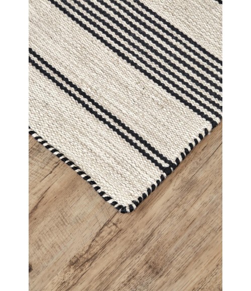 Feizy DUPRINE 0560F IN BLACK 2' x 3' Sample Area Rug