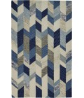 ARAZAD Rug Feizy ARAZAD 8446F IN BLUE/IVORY 8' x 8' Round Area Rug