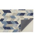 ARAZAD Rug Feizy ARAZAD 8446F IN BLUE/IVORY 8' x 8' Round Area Rug