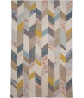 ARAZAD Rug Feizy ARAZAD 8446F IN GRAY/GOLD 8' x 8' Round Area Rug