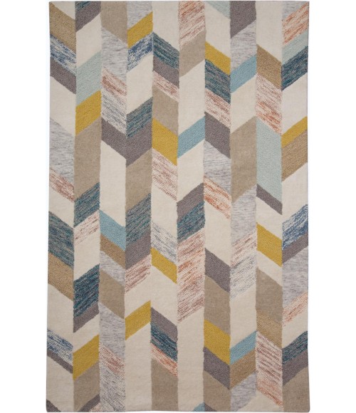 ARAZAD Rug Feizy ARAZAD 8446F IN GRAY/GOLD 8' x 8' Round Area Rug