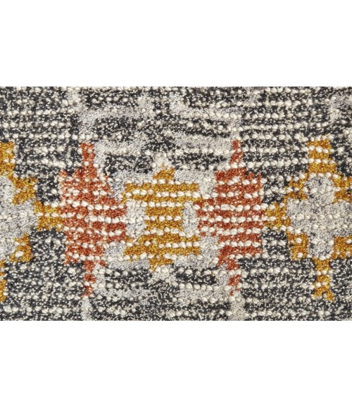 ARAZAD Rug Feizy ARAZAD 8476F IN TANGERINE 5' x 8' Area Rug
