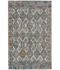 ARAZAD Rug Feizy ARAZAD 8479F IN BLACK/TANGERINE 8' x 8' Round Area Rug