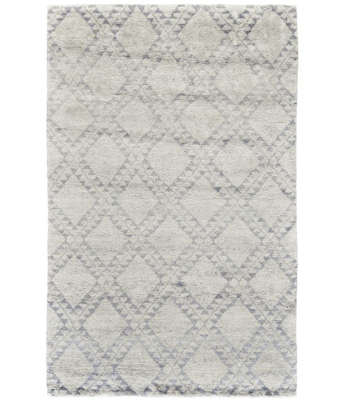 ABYTHA Rug Feizy ABYTHA 6458F IN ICE 7' 9" x 9' 9" Area Rug