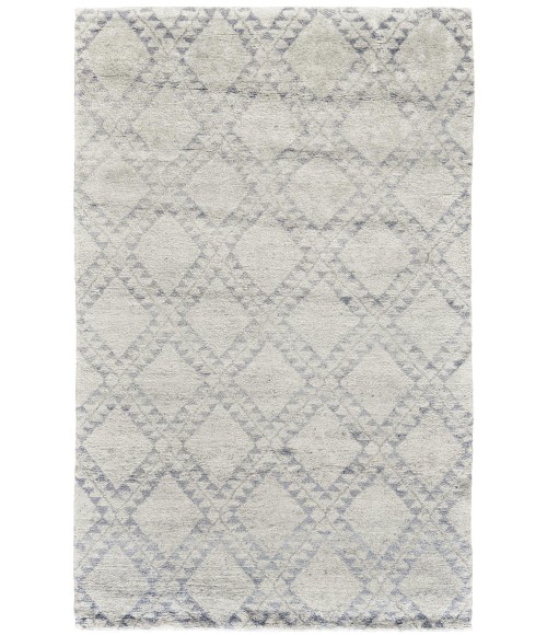 Feizy ABYTHA 6458F IN ICE 2' 6" x 8' Runner Area Rug