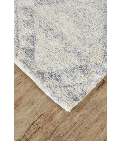 Feizy ABYTHA 6458F IN ICE 2' x 3' Sample Area Rug