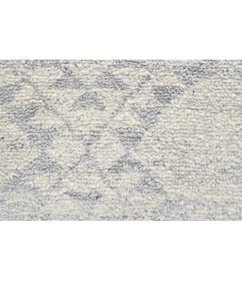 Feizy ABYTHA 6458F IN ICE 2' 6" x 8' Runner Area Rug