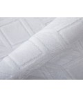 Feizy Saphir Mira WHITE/WHITE 6803494F 7 ft. 6 in. X 7 ft. 6 in. Round Rug