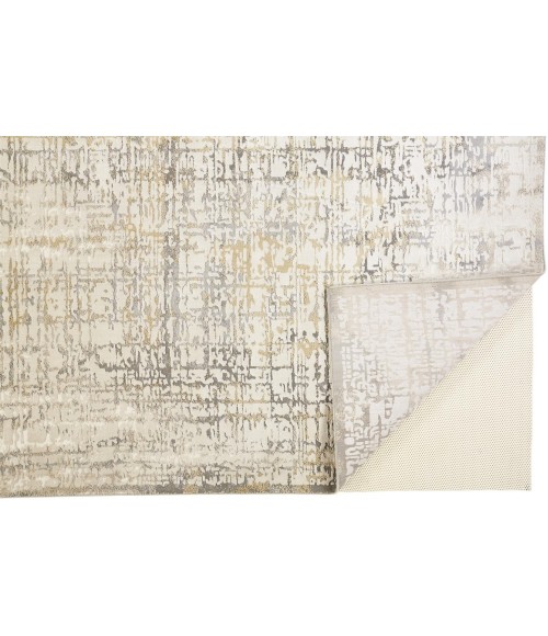 Feizy WALDOR 3683F IN BEIGE 1' 8" X 2' 10" Sample Area Rug