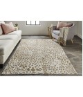 WALDOR Rug Feizy WALDOR 3837F IN BEIGE 2' 10" X 7' 10" Runner Area Rug