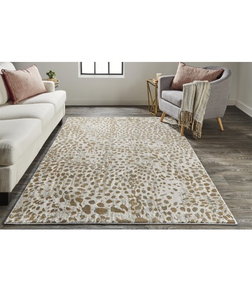 WALDOR Rug Feizy WALDOR 3837F IN BEIGE 2' 10" X 7' 10" Runner Area Rug